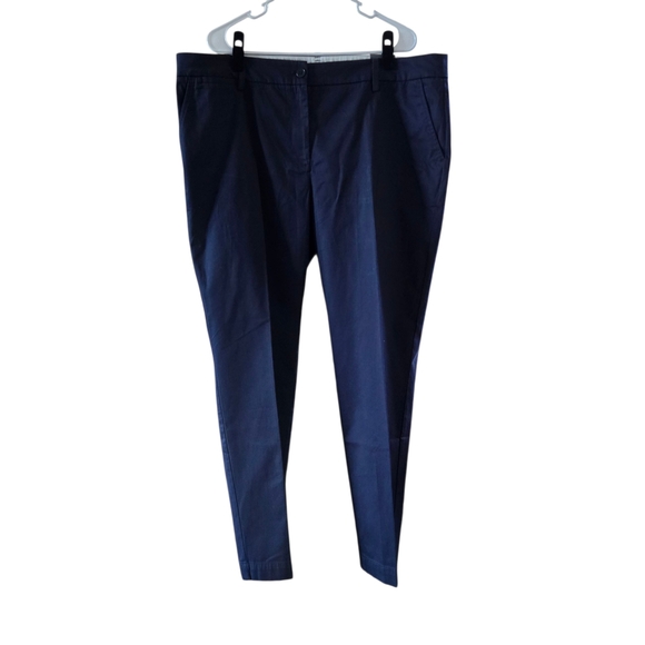 PLUS SIZE*****Talbots Women's Navy Straight Leg Pants - Picture 5 of 9